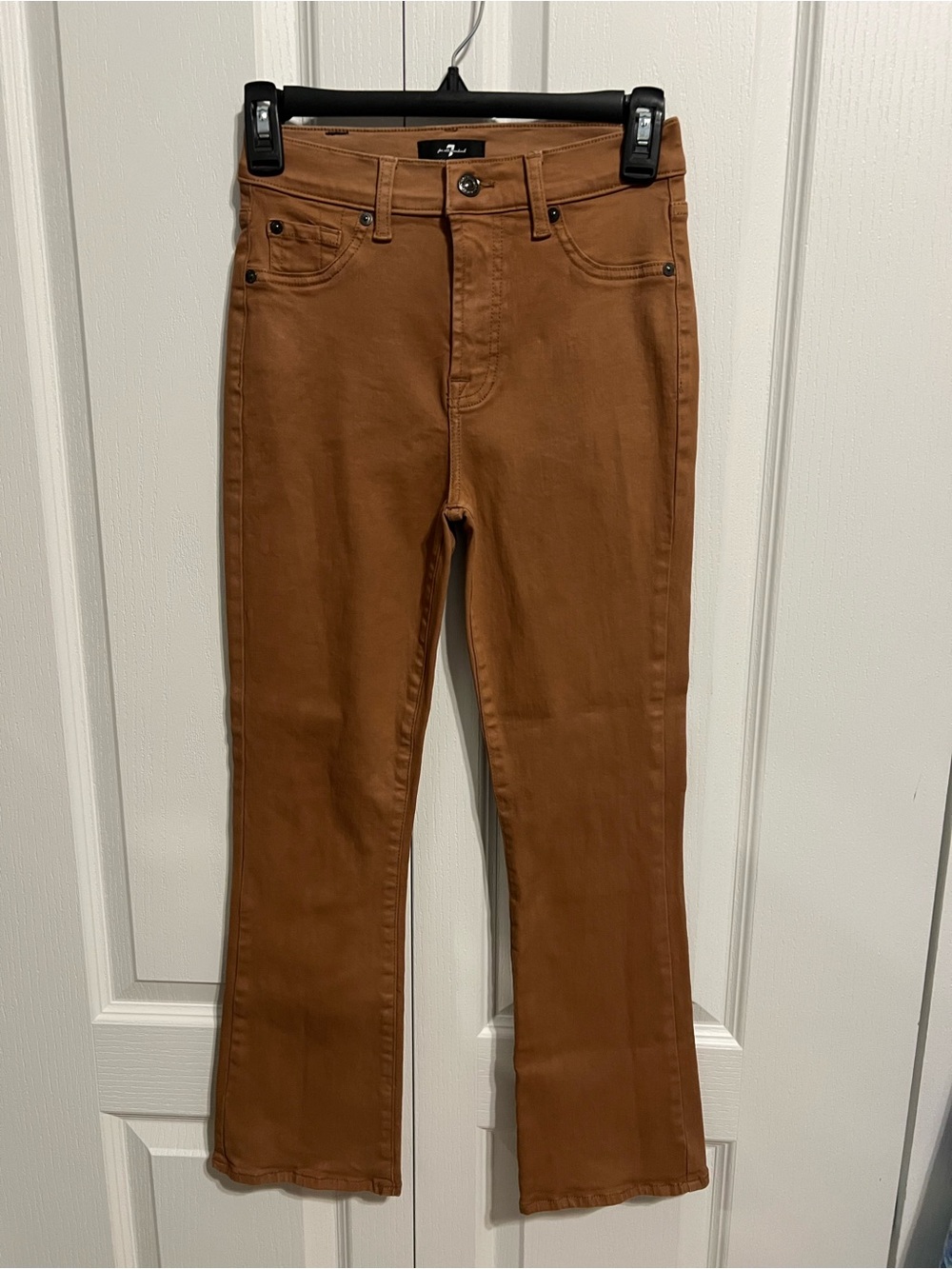 7 For All Mankind Brown Flare Jeans